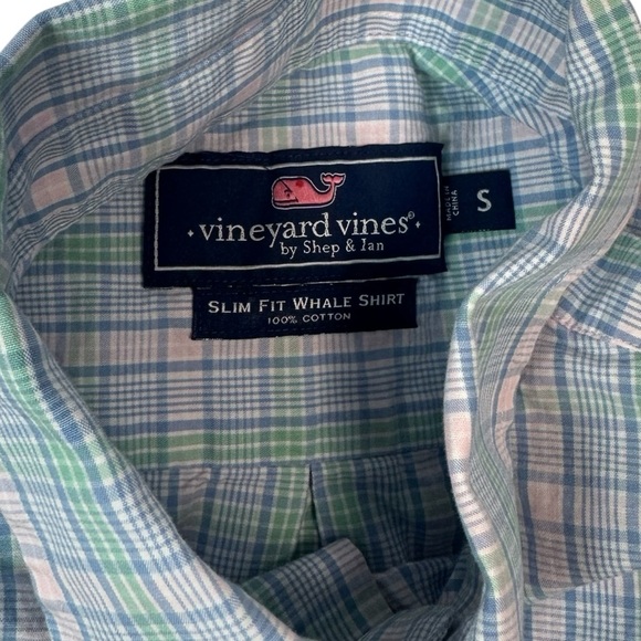 Vineyard Vines Men’s Slim Fit Whale Shirt – Long Sleeve Button Down – Size Small - Picture 5 of 9